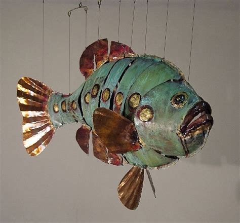 Metal Fish Sculptures Sculpture From Artist Michael Chaikin Whose