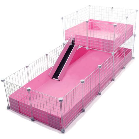 Xl 2x5 Grids Wide Loft Deluxe Cages Candc Cages For Guinea Pigs