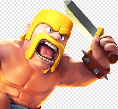 Clash Royale Characters Barbarian Clash Of Clans Side View Hd Png