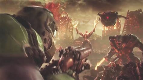 Doom Eternal Announcement Trailer Official E3 2018 Trailer Youtube