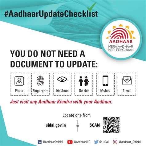 Aadhaar Card Online Document Update For Free How To Update Aadhaar My