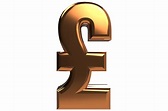 Golden British Pound Symbol 3D Render PNG 13775679 PNG