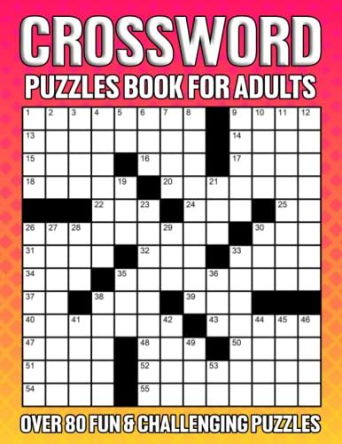 Crossword Puzzles Book For Adults Crosswords To Challenge And Delight