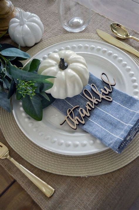 Top Thanksgiving Table Setting Ideas Pinterest Exclusive On Dhomedesign  Place Settings