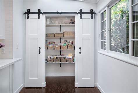 Kitchen storage furniture pantry ,pantry storage shelves ,free standing storage cabinets with doors ,pantry closet freestanding pantry cabinets ,extra tall kitchen cabinets ,tall pantry cabinet white. Kitchen Remodeled Studio City with Barn Door Pantry | Eden ...