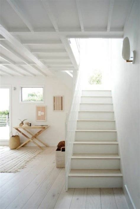 Materials For Interior Staircases Features Pros And Cons White Beams