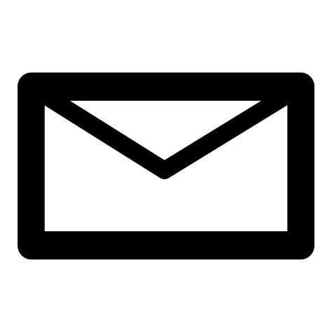 Gambar Logo Email Hitam Putih Png Logo Images