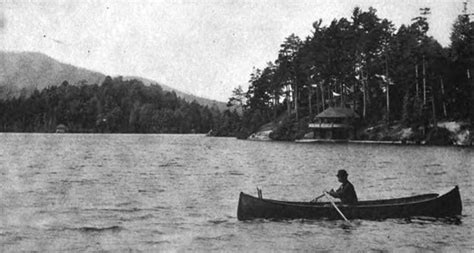 Filea Camp In The Adirondacks Book News Monthly October 1905 Image