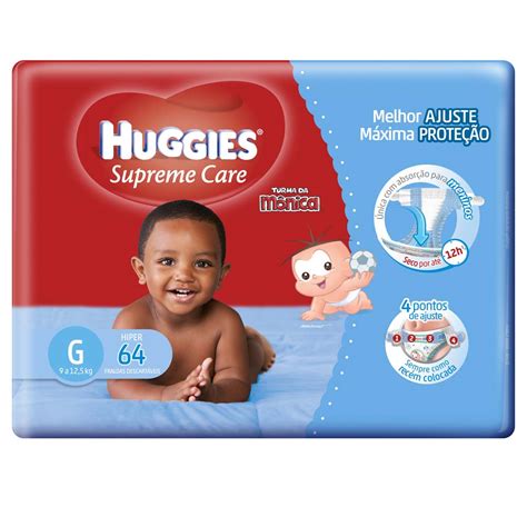 Fralda huggie turma da monica supreme care m com 40. Fralda Huggies com Turma da Mônica Supreme Care Meninos ...