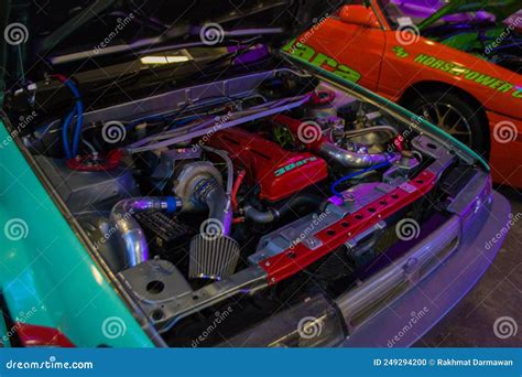 Modified Toyota Supra Jz Gte Engine Inside Nissan Cefiro Drift Car