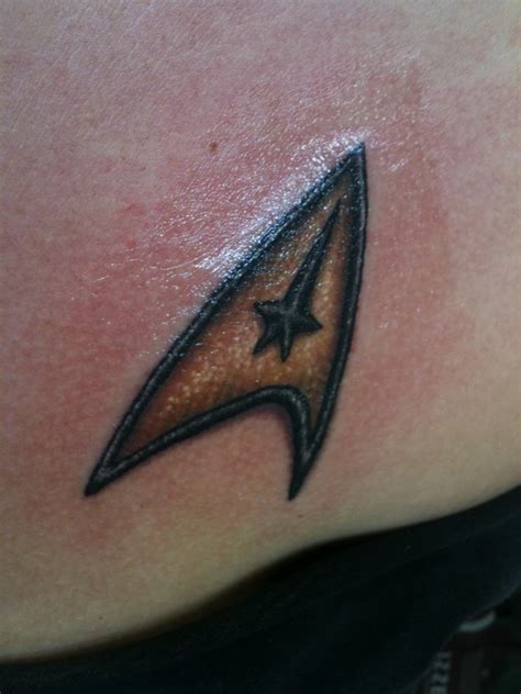Unlike women, who often make a star trek tattoo for couples on the lower back, the men take advantage of the top, particularly the blade area and the latissimus dorsi. 62+ Star Trek Tattoos And Ideas