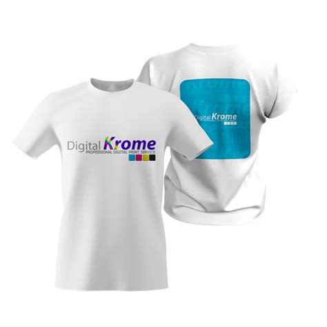 T Shirt Per Uomo Personalizzata Fronte E Retro Digital Krome