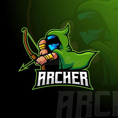 Archer Esport Logo Stock Vector Illustration Of Emblem 219421083
