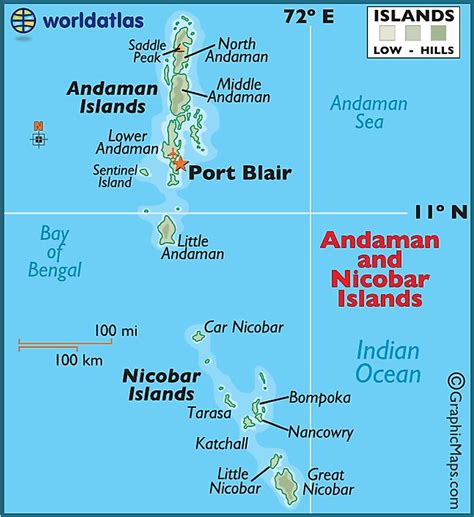 Andaman And Nicobar Islands Map