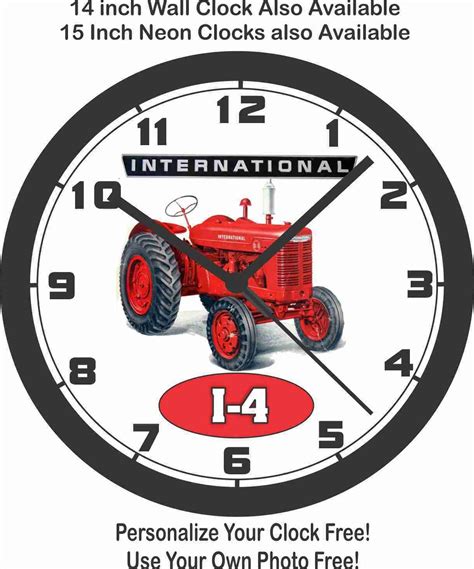 International 1 4 Tractor Wall Clock Free Usa Ship Farmall John Deere On Ebid Australia