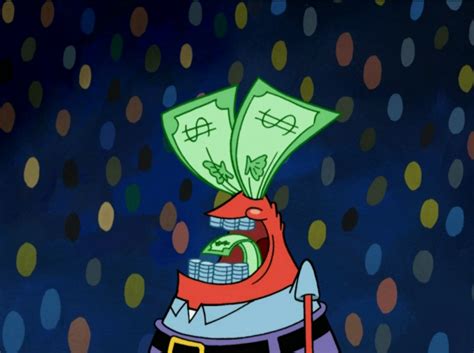 Image Mr Krabs With A Money Facepng Encyclopedia Spongebobia
