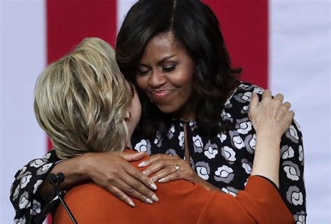 Us Election Michelle Obama Campaigns With Her Girl Hillary