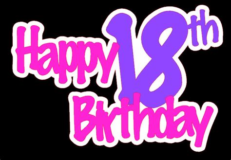 Free Happy 18 Birthday Download Free Happy 18 Birthday Png Images
