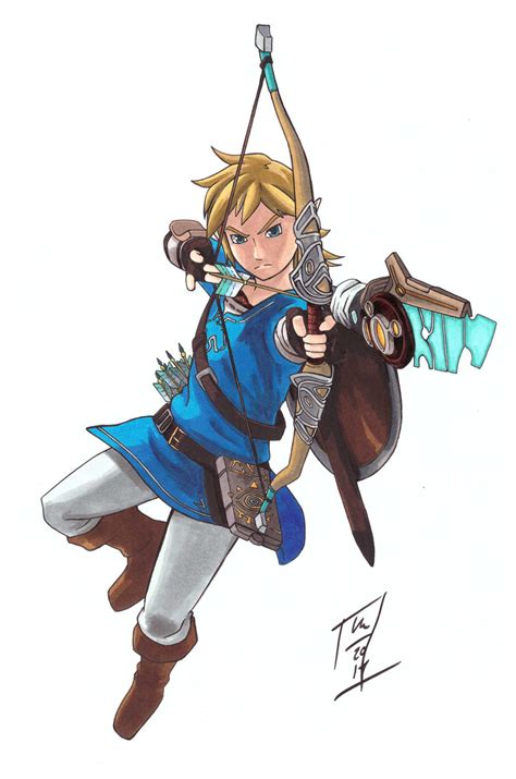Link Legend Of Zelda Breath Of The Wild By Akiryuu62 On Deviantart