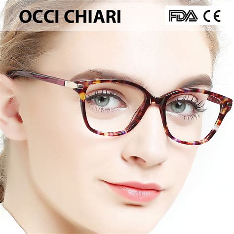 Occi Chiari Italy Design Demi Handmade Clear Lenses Glasses