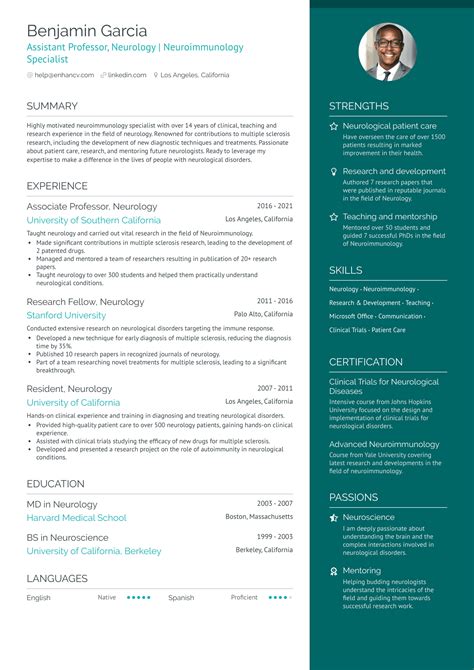 Professor Resume Examples Guide For