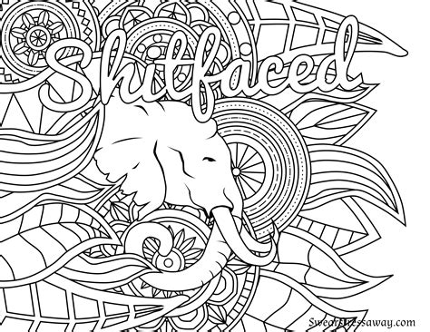 Sight word coloring pages brilliant adult swear words book with. Pin on Swear Word Coloring Pages