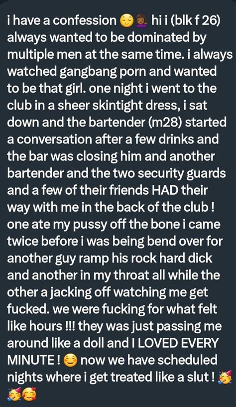 Pervconfession On Twitter She Got Gangbanged In The Back Of A Club