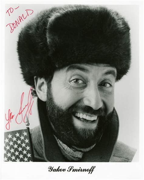 Yakov Smirnoff Inscribed Printed Photograph Signed In Ink