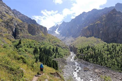 August 19 2023 Ala Archa National Park Kyrgyzstan Central Asia