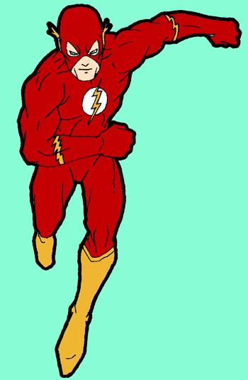 How To Draw Flash From Dc Comics With Easy Step By Step Drawing Lesson
