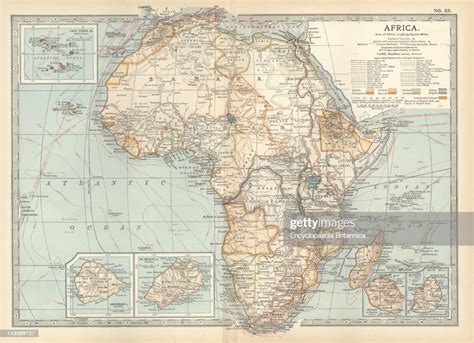 Map Of Colonial Africa Map Of Colonial Africa With Insets Of News