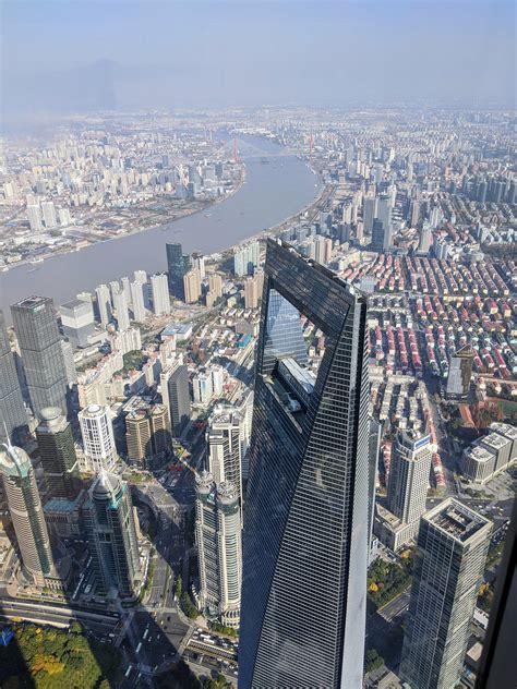 Photo Of The Shanghai World Financial Center Taken From The Shanghai