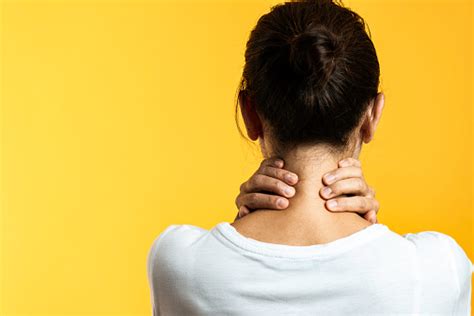 Woman With Neck Pain Stock Photo Download Image Now Women Human