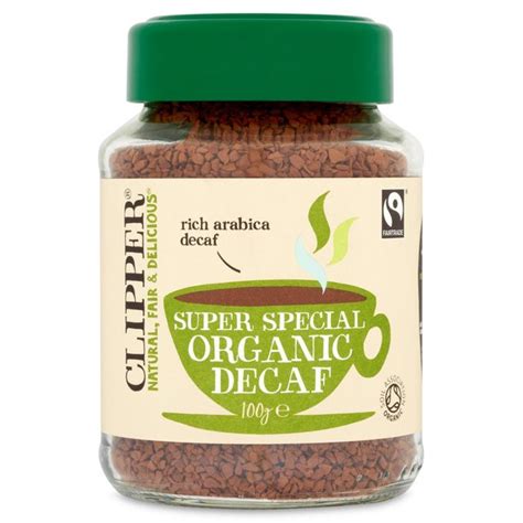 From the original, classic café au lait to a deeper intenso, you're sure to find the perfect milky coffee pod for your tastes. Clipper Super Special Organic Decaf Instant Coffee - Mattas