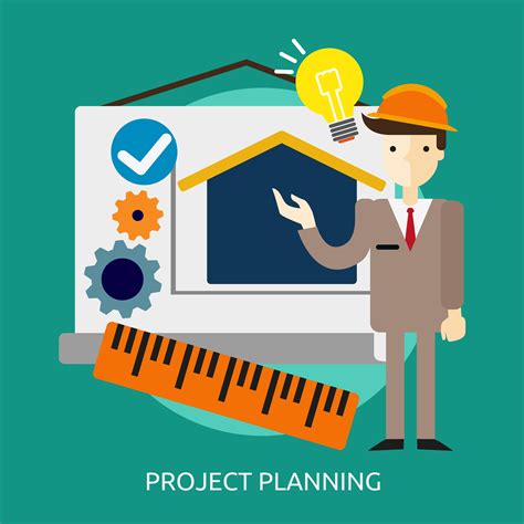 Project Planning Conceptual Illustration Design 443099 Vector Art At
