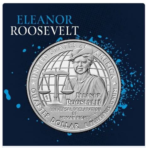2023 Pd Ands American Women Quarters Eleanor Roosevelt Quarters From Us