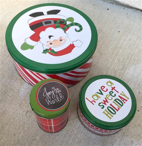 How To Recycle Christmas Tins