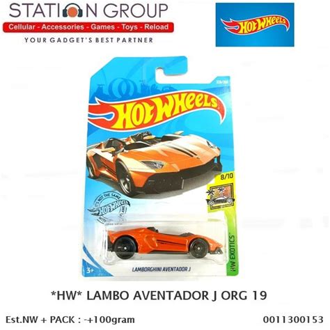 Jual Hot Wheels Lamborghini Aventador J Orange Di Lapak Station