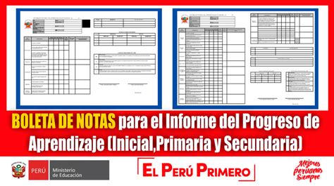 Boleta De Notas Siagie Minedu Inicio Imagesee