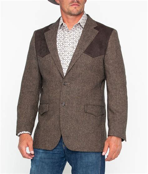 Mens Cowboy Button Western Sport Coat Blazer Jackets Expert