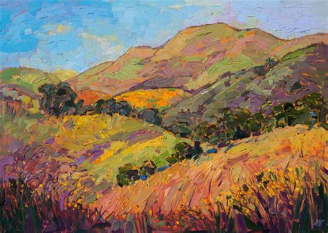 Hills Of Gold Erin Hanson Contemporary Impressionism Art Gallery In