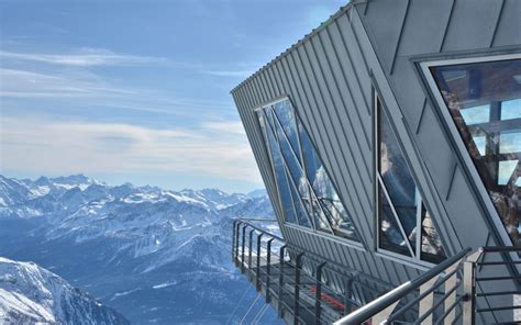 Skyway Monte Bianco Cable Car In Courmayeur Italia It