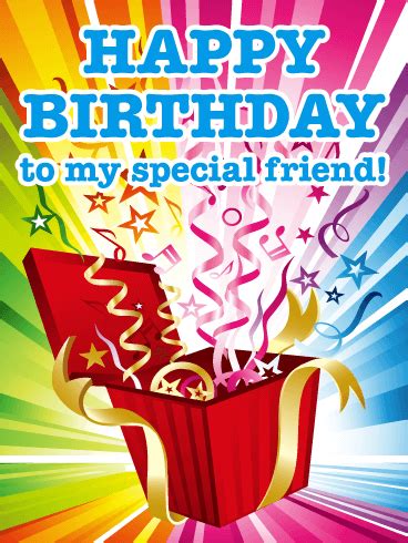 What is a special friend. Surprise! Happy Birthday Cards for Friends | Birthday ...