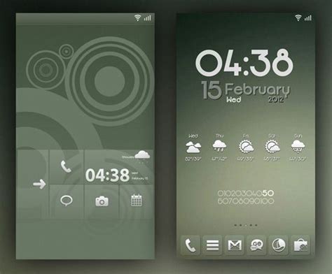 40 Really Cool Android Home Screens For Your Inspiration Phone Themes