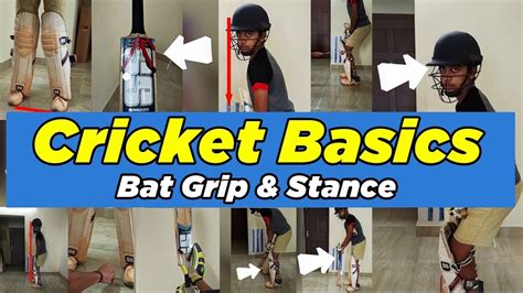 Cricket Batting Drills At Home Bat Grip And Perfect Stance How To