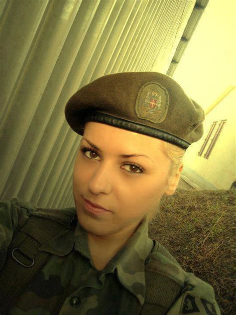 serbian female soldier image females in uniform lovers group mod db