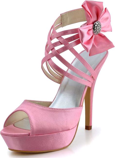 Elegantpark Ep2031 Pf Women Peep Toe Platform High Heel