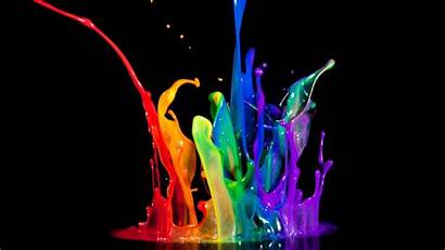 Splatter Paint Wallpapers Rainbow Background