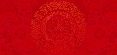 Free Red Floral Pattern Background Images Chinese New Year Festive