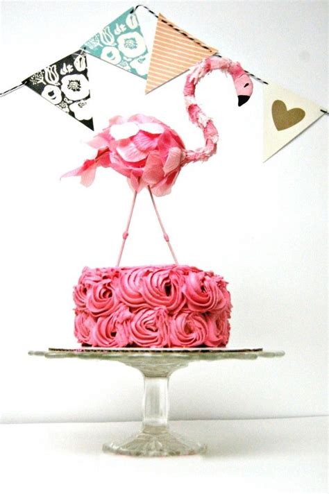 Diy A Flamingo Cake Topper With This Tutorial Flamingo Party Supplies